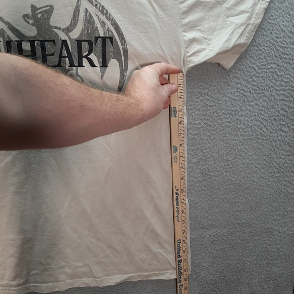 Bacardi Oakheart Shirt Adult 2XL XXL Tan College Tee Party University Bartender - Picture 6 of 10